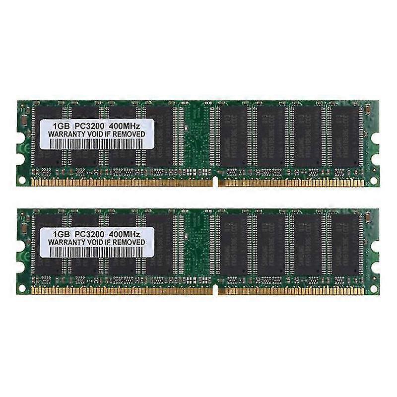 Desktop Memory: 1GB Module 400MHz Unbuffered - Fully Tested Chips Ensure Reliable Performance DDR1 for Older Desktop Models with Easy 184-Pin Installation - Image 1