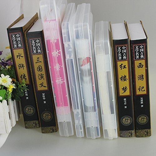 Co-link Portable A4 File Box Transparent Plastic Box Document Paper Protector Desk Paper Organizers Case PP Storage Collections Container Magazine Organizers (1pcs(Available Dimension 11.8 x 8.3 x 0.8inch) - Image 3