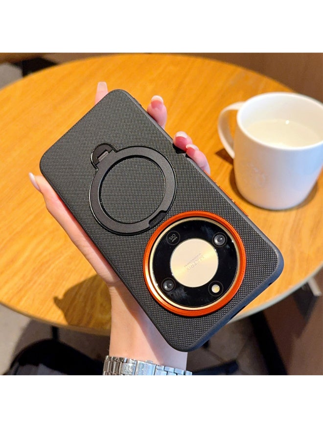 X-level Honor X9d Case , Shockproof Phone Cover with 180° Ring Stand Anti-Slip and Drop-Proof Protective Cover Aerospace-Grade Protection Scratch-Resistant, Shockproof Slim Phone Case (Black） - Image 2