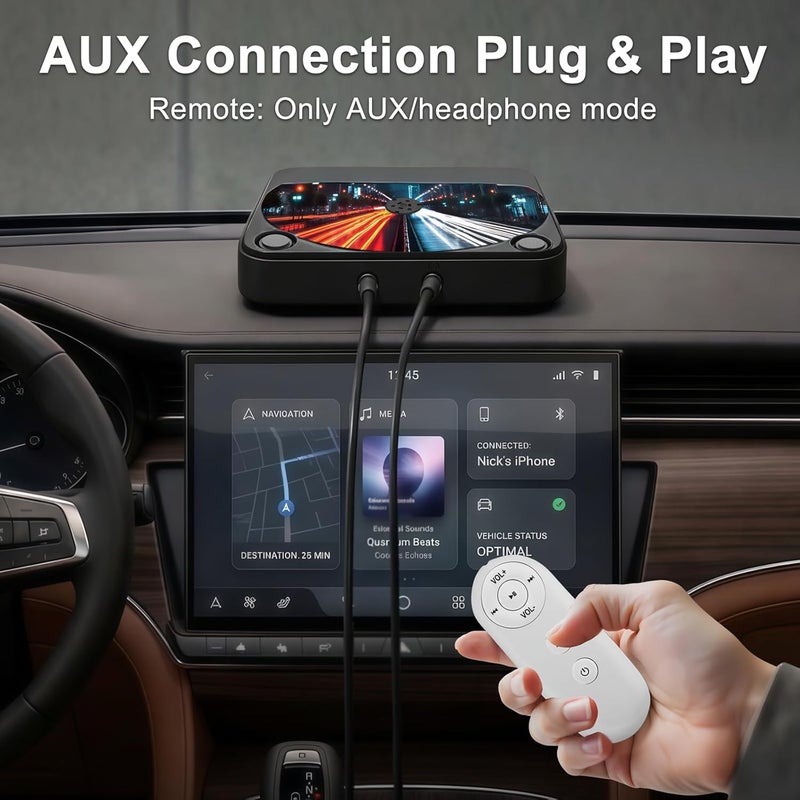 WOOPKER External Portable CD Player for Car, Plug and Play Car CD Player with USB Port AUX Port, Universal USB Player for Vehicle, Laptop, TV, Computer, for Android 4.4 and Above Navigation - Image 4