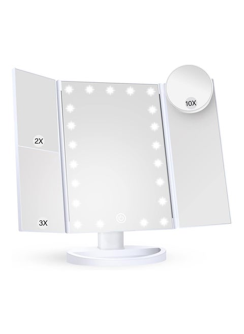 LED Light Touch Screen Makeup Mirror