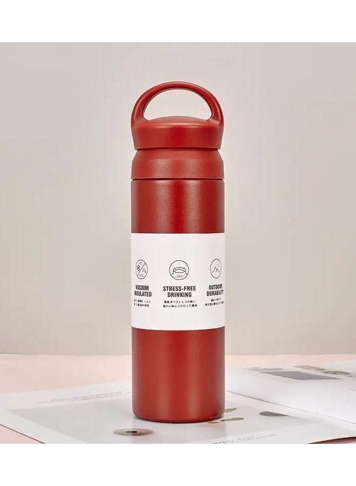 QSHOP QSHOP® Premium Thermos Bottle for Students Men Women Trend Anti-scalding Water Cup Stainless Steel Vacuum Bottle - Image 1