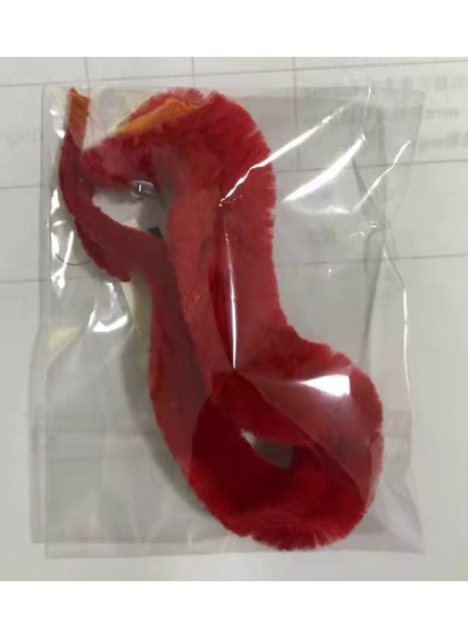 Spot 22 Colors Magic Caterpillar Magic Worm Seahorse Elf Wool Worm Twisty Worm-Color:Big Red - Image 1