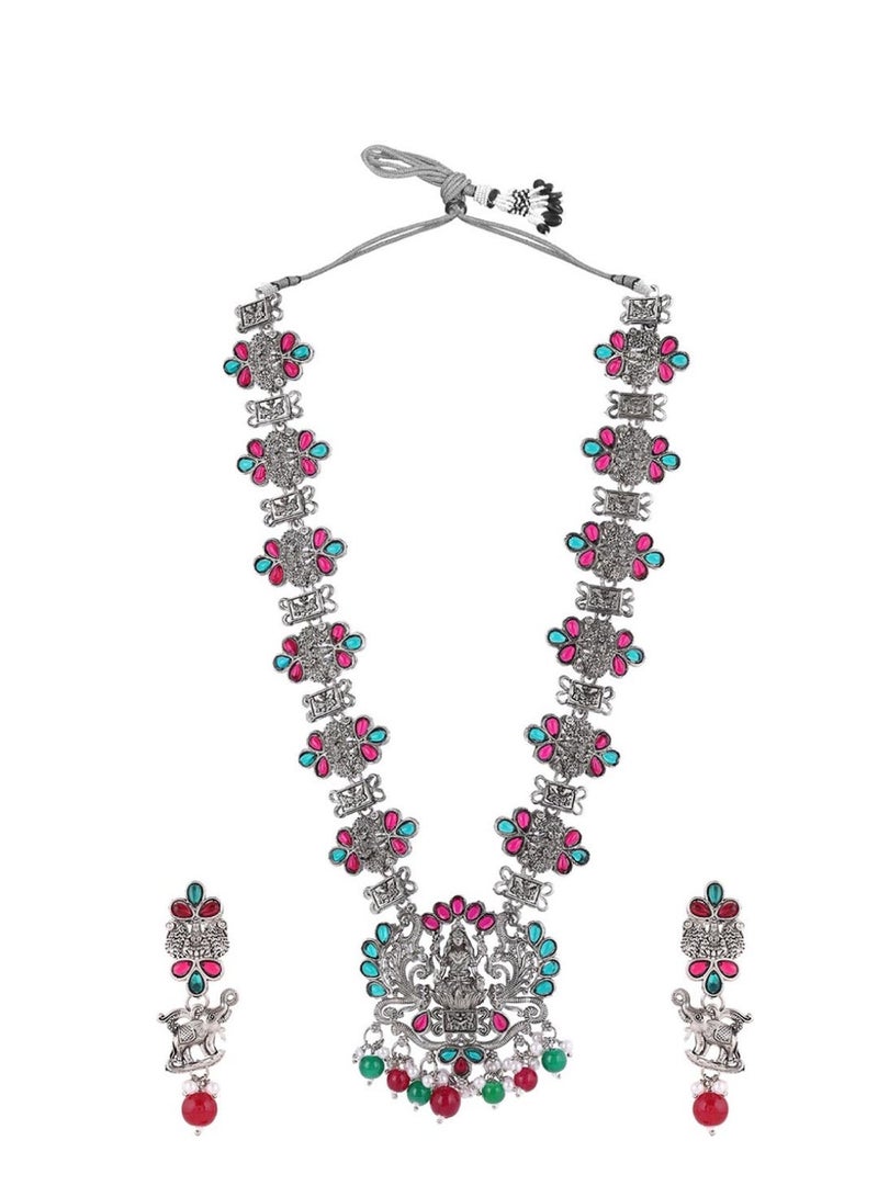Priyaasi Oxidized Ethnic Jewellery Set - Image 3