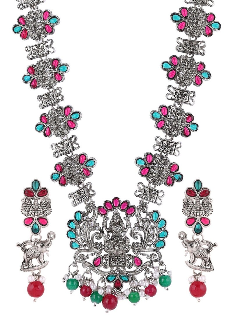 Priyaasi Oxidized Ethnic Jewellery Set - Image 4