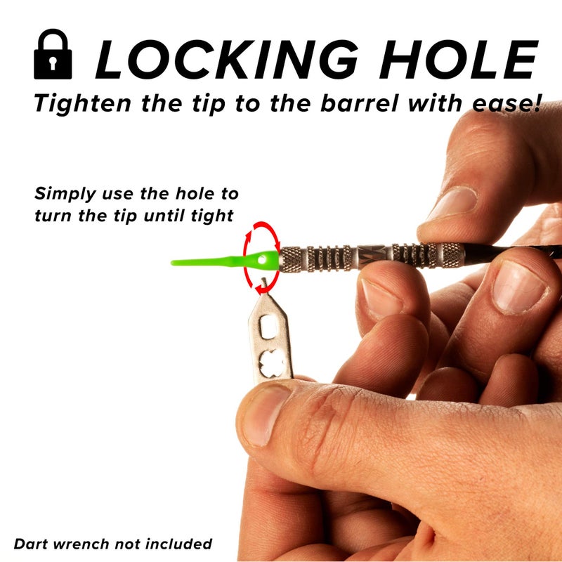 Viper Dart Accessory: Tufflex III 2BA Thread Replacement Soft Tip Dart Points, Neon Green, 100 Pack - Image 5