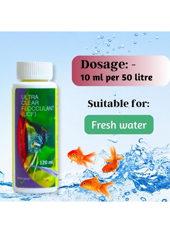 Generic - Aquatic Remedies 2 In 1 Aquarium Medicine Combo (Ultra Clear Flocculant - 120Ml, Micro Life S2-100Ml) | Aquarium Water Clarifier & Conditioner For Fresh Water With Free Key Ring - Image 1