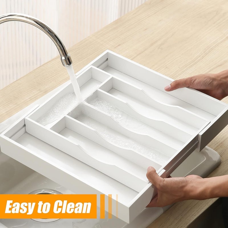 Bellsal Kitchen Silverware Drawer Organizer and Storage Utensilios De Cocina Modernos Soporte Para Cucharas Trastes De Cocina Organizadores Platos Para Gabinetes Cajones Decoracin Organizador Para Utensilios - Image 4