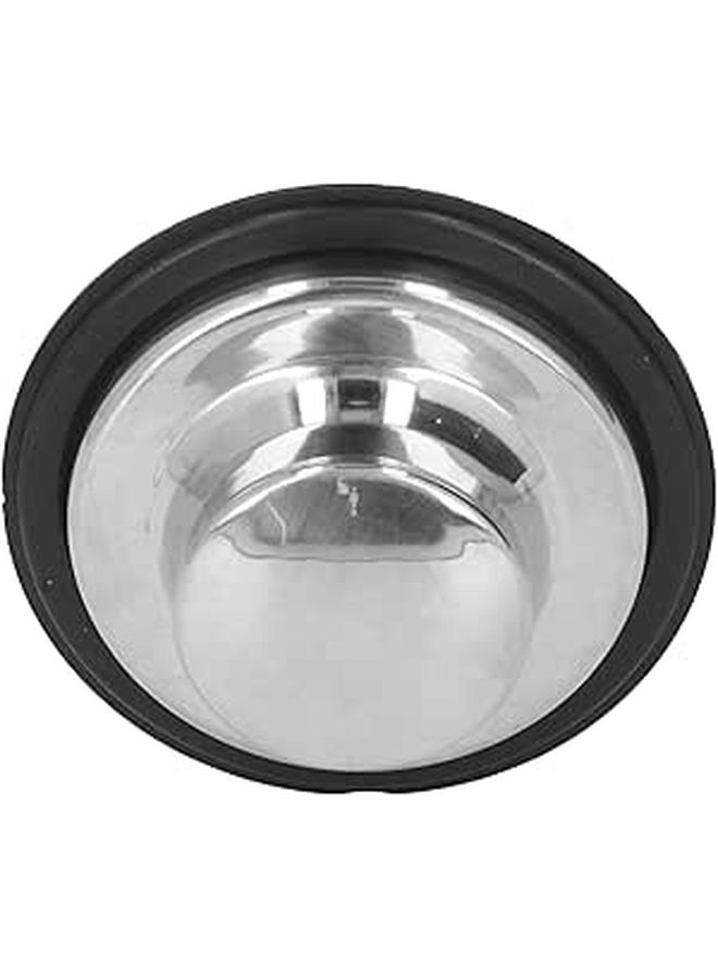 Stainless Steel Sink Stopper With Rubber Seal For Kitchen Drain 86mm - Image 1