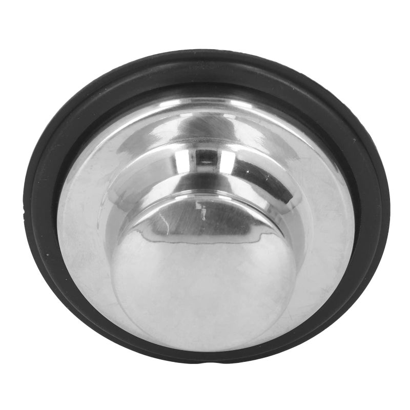 Stainless Steel Sink Stopper With Rubber Seal For Kitchen Drain 86mm - Image 2
