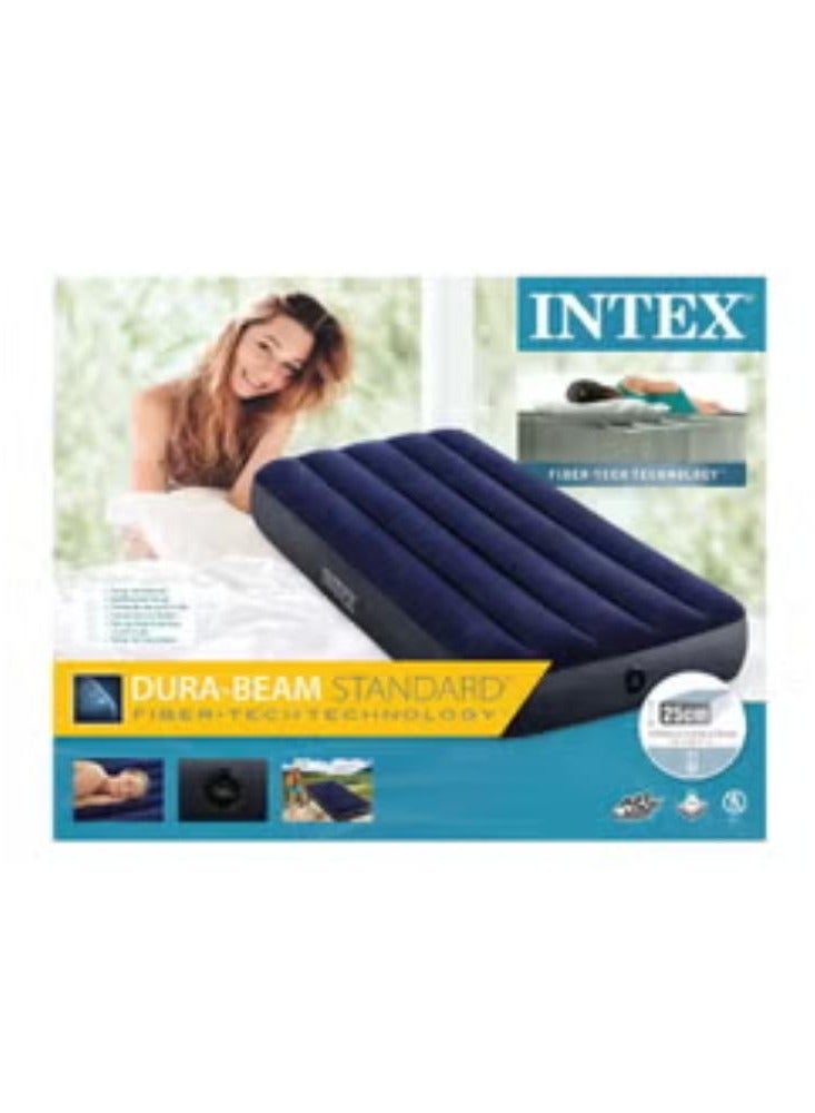 Downey Airbed Plastic Blue 76x191x25cm  - Image 2