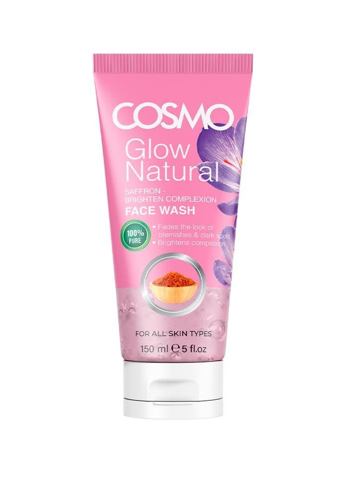COSMO Glow Natural Saffron Brighten Complexion Face Wash 150Ml 