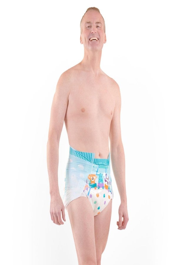 Rearz - Critter Caboose Brief Adult Printed Diapers Sample - 8000ml (Large (33"-42" - Image 3