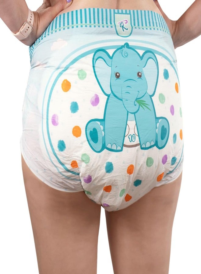 Rearz - Critter Caboose Brief Adult Printed Diapers Sample - 8000ml (Large (33"-42" - Image 1