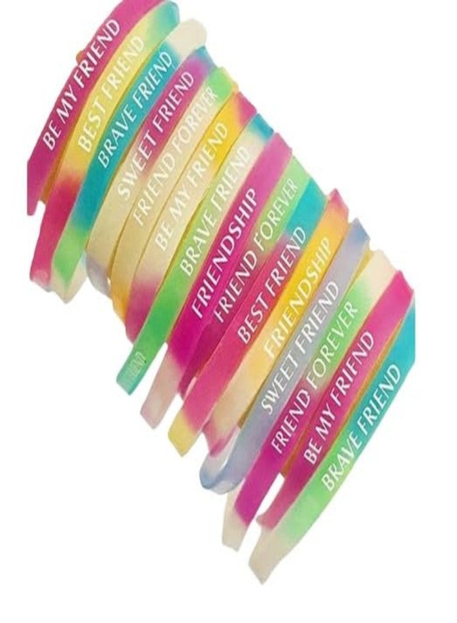 needs collection أساور صداقة سيليكون للأطفال، عبوة متعددة 25 قطعة - Image 1