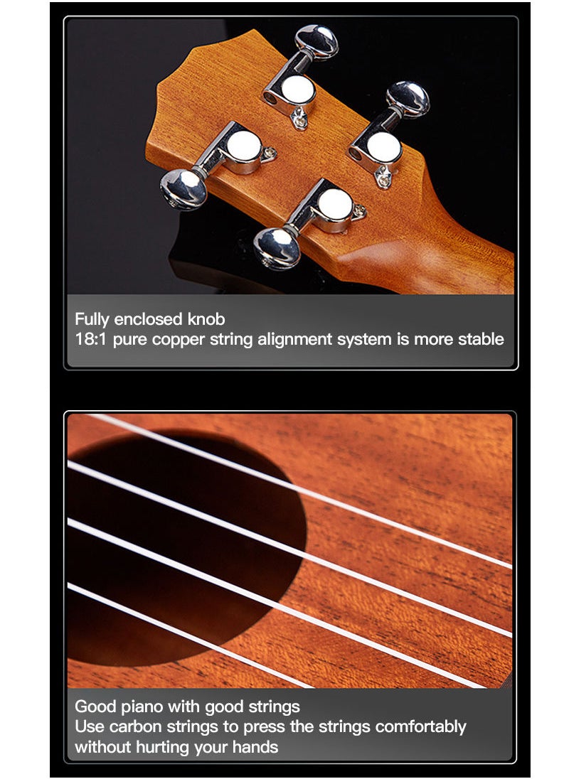 Sharpdo - 23 Inch Mahogany Ukulele - Perfect Mini Guitar for Kids & Beginners - Image 1