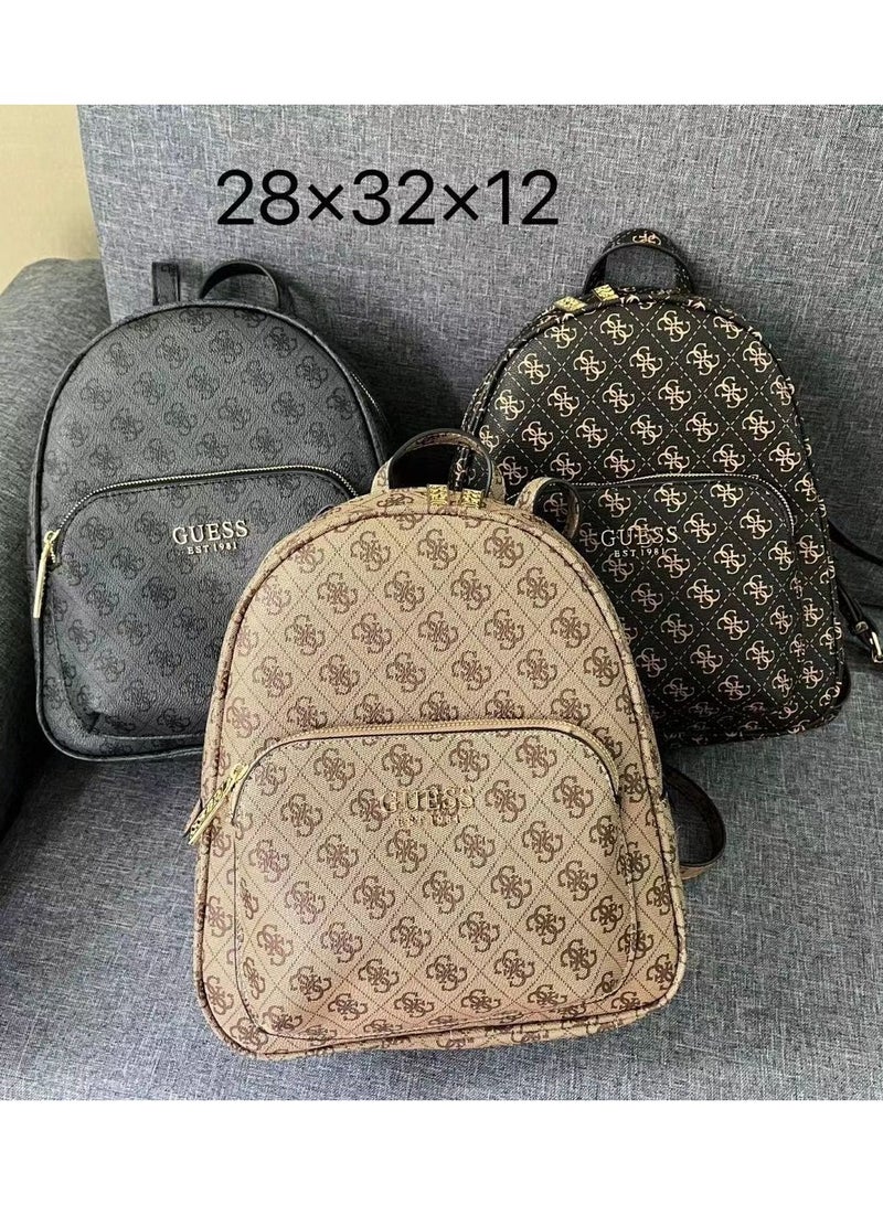 GUESS Stylish Large Capacity Backpack Women's Backpack 28x32x12cm - Image 2