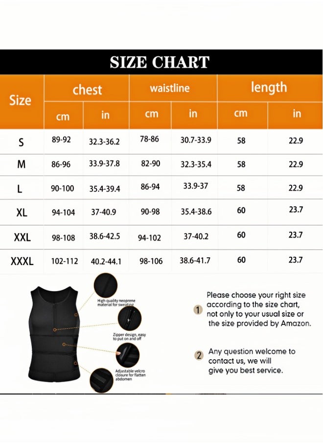 Super ZYouth Waist Training Vest Belt Vest Trimmer, Slimming Body Shaper, Men's Weight Loss Shaping Sauna Suit  - Image 2