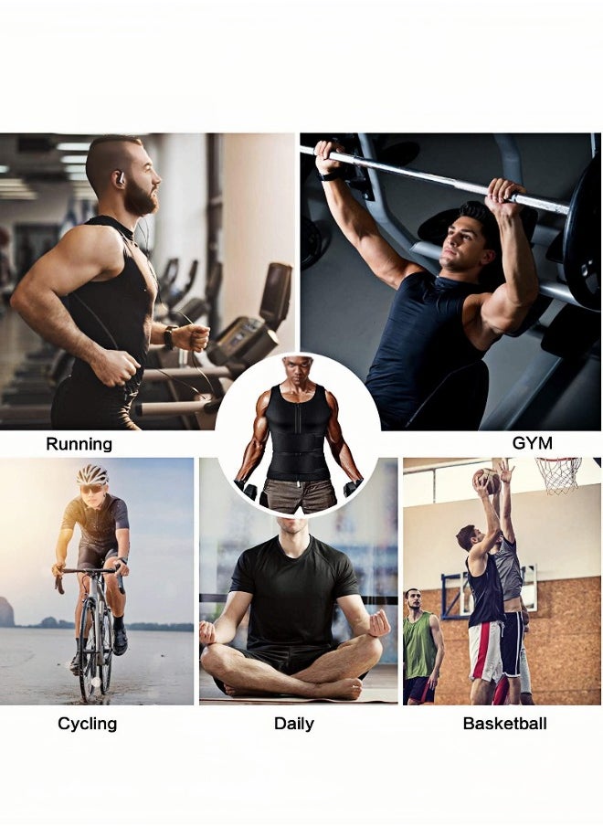 Super ZYouth Waist Training Vest Belt Vest Trimmer, Slimming Body Shaper, Men's Weight Loss Shaping Sauna Suit  - Image 5