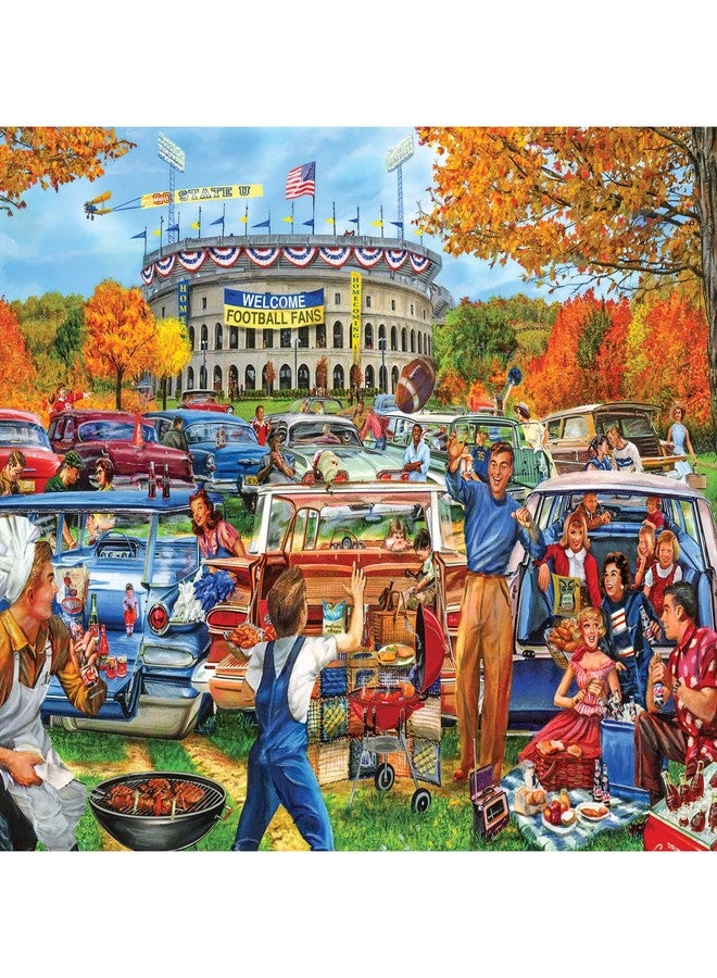 RoseArt - Back to The Past - Tailgating Fun - 750 Piece Jigsaw Puzzle for Adults - Image 1