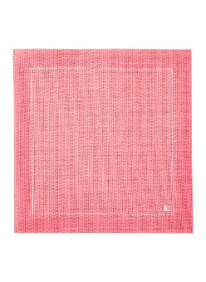 Restaurantware Napluxe  4.5 x 4.5 Inch  Cocktail Napkins, 500 Disposable  Beverage Napkins - Soft, Sustainable, Pink Cotton Square Napkins , Highly Absorbent, For Weddings, Or Birthdays  - Image 1