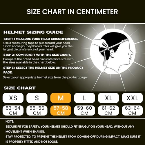 O2 Open Face / Half face Helmet Unisex for Bike Women Men ISI Certified with Clear Visor Metallic Smooth Finish Lightweight & Compact (Black, 580mm Medium) - Image 3