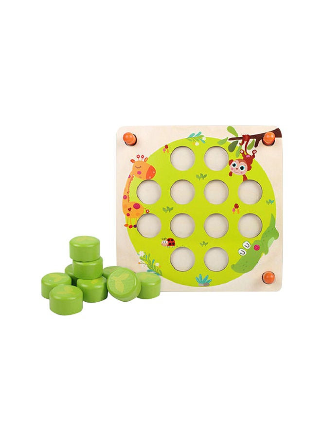 NIBEMINENT n1580 Chess Forest Wooden Building Block Toy 3+ Years - Image 1