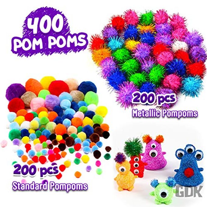 Goody King GoodyKing Arts and Crafts Supplies for Kids 1170Pcs+ Craft Art Supply Kit for Toddlers Kids Craft Supplies & Materials Age 4 5 6 7 8 9 All in One D.I.Y. Crafting School Supplies - Image 3