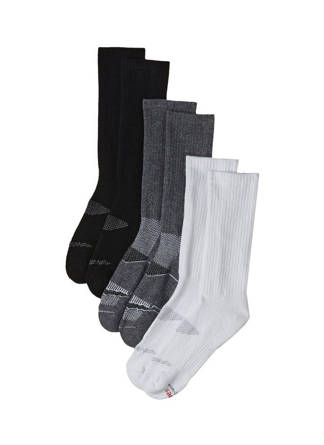Hanes - Hanes Mens Performance Power Cool Crew Running Socks - Image 1