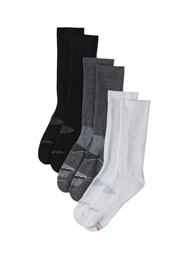 هينز Hanes Mens Performance Power Cool Crew Running Socks