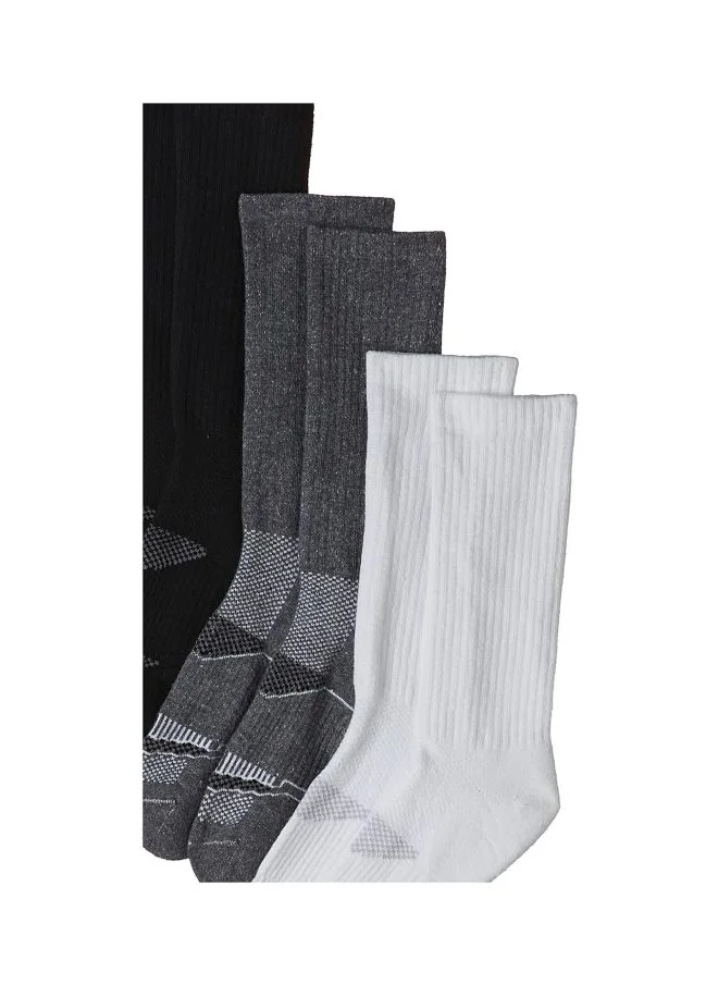 هينز Hanes Mens Performance Power Cool Crew Running Socks