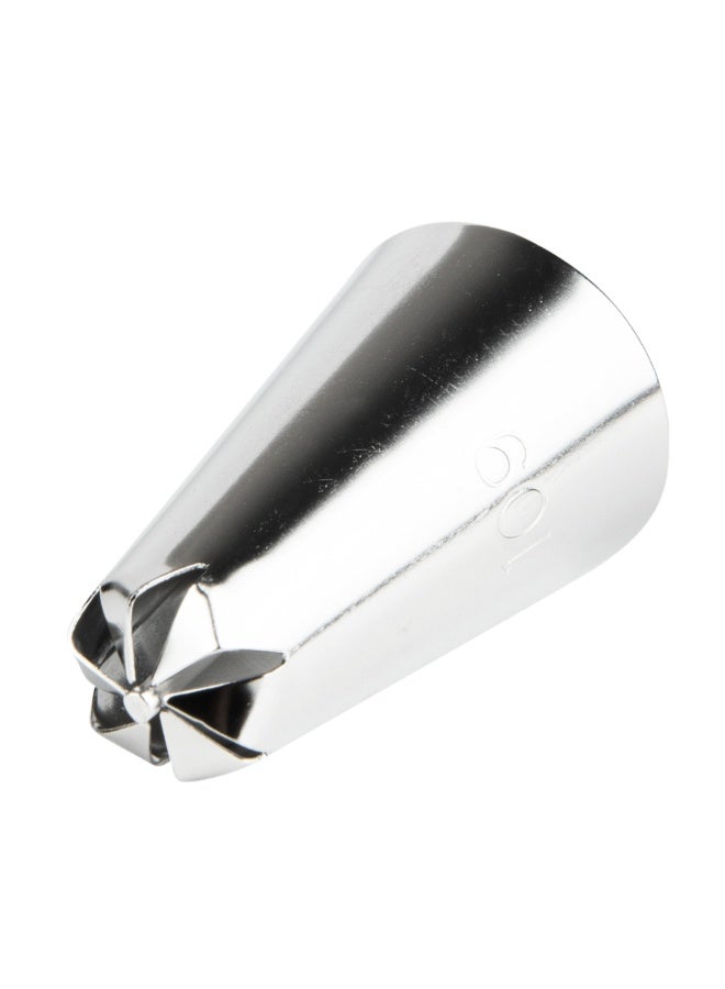 Restaurantware Pastry Tek Piping Tip, 1 Reusable Drop Flower Icing Tip - #109, Dent-Resistant, Stainless Steel Pastry Tip, Dishwasher-Safe, Decorate Cupcakes, Cakes, or Cookies - Image 1