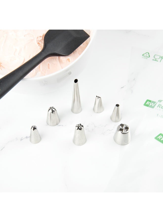 Restaurantware Pastry Tek Piping Tip, 1 Reusable Drop Flower Icing Tip - #109, Dent-Resistant, Stainless Steel Pastry Tip, Dishwasher-Safe, Decorate Cupcakes, Cakes, or Cookies - Image 5