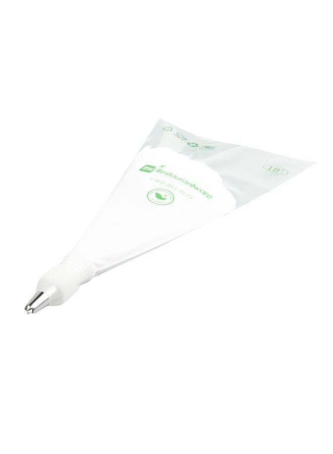 Restaurantware Pastry Tek Piping Tip, 1 Reusable Drop Flower Icing Tip - #109, Dent-Resistant, Stainless Steel Pastry Tip, Dishwasher-Safe, Decorate Cupcakes, Cakes, or Cookies - Image 2