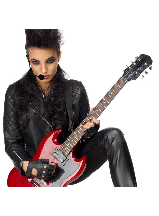 Skeleteen Rockstar Costume Accessories Headset - Fake Rock Star MJ Singer Microphone and Headphones Costume Accessory Prop - Image 4