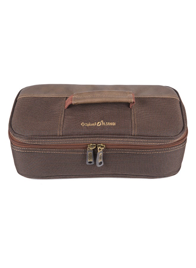 السنيدي شنطة بيالات وفناجين للرحلات، مقاس 33*17.5*9.5سم - Image 2