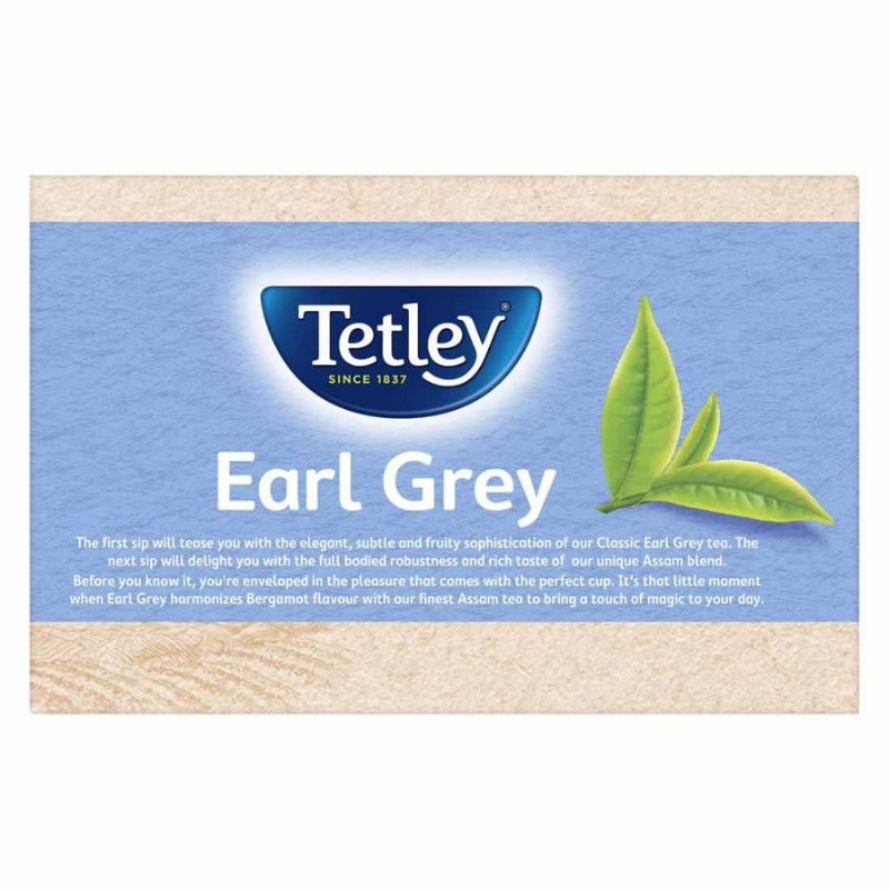 Tetley Earl Grey, Flavoured Black Tea, Rich Assam Blend, 50 Tea Bags, 100Gm (2 X 50 Gm) - Image 2