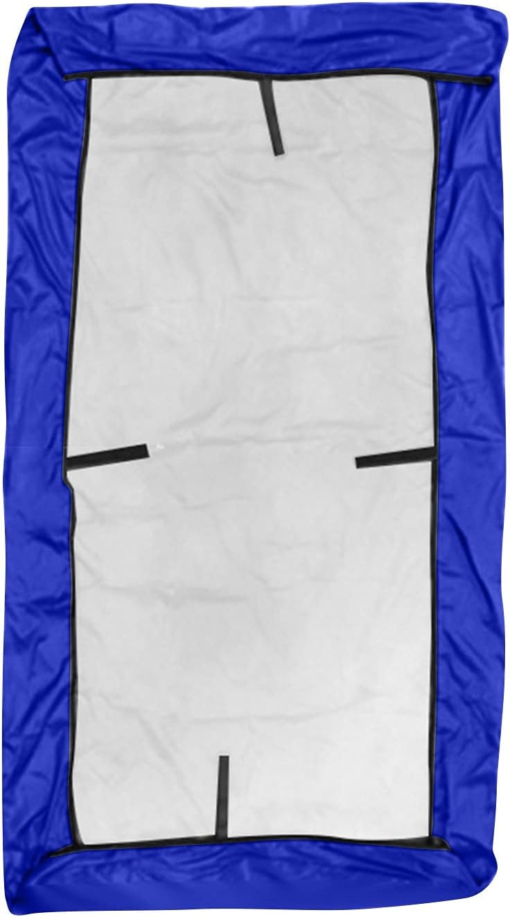 klarako Replacement Canopy for Garden Swing Seat, Garden Swing Chair Canopy Cover, Upgrade Waterproof/UV Resistant Canopy Cover for Garden Outdoor, 191x120cm (Blue) - Image 4