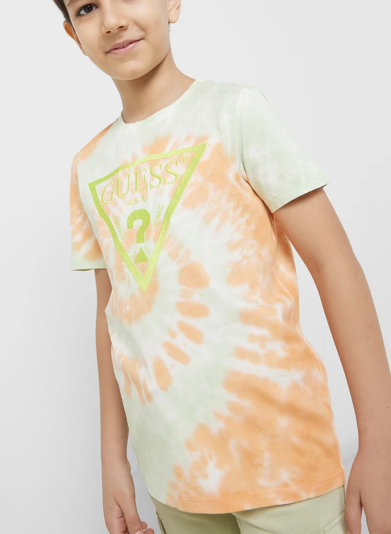 جس Kids Printed T-Shirt