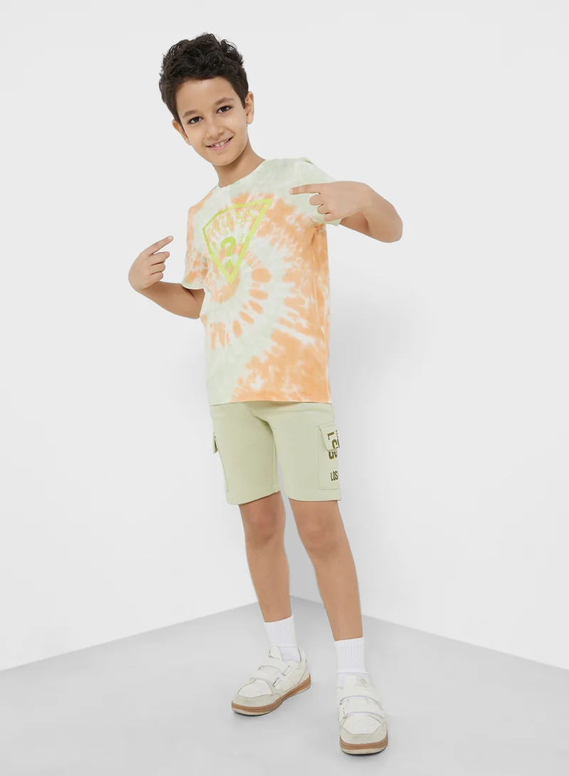 جس Kids Printed T-Shirt