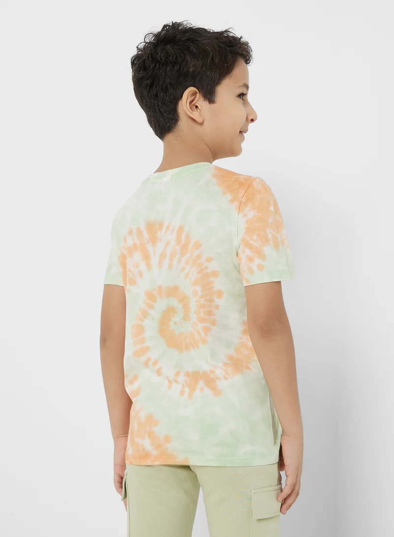 جس Kids Printed T-Shirt