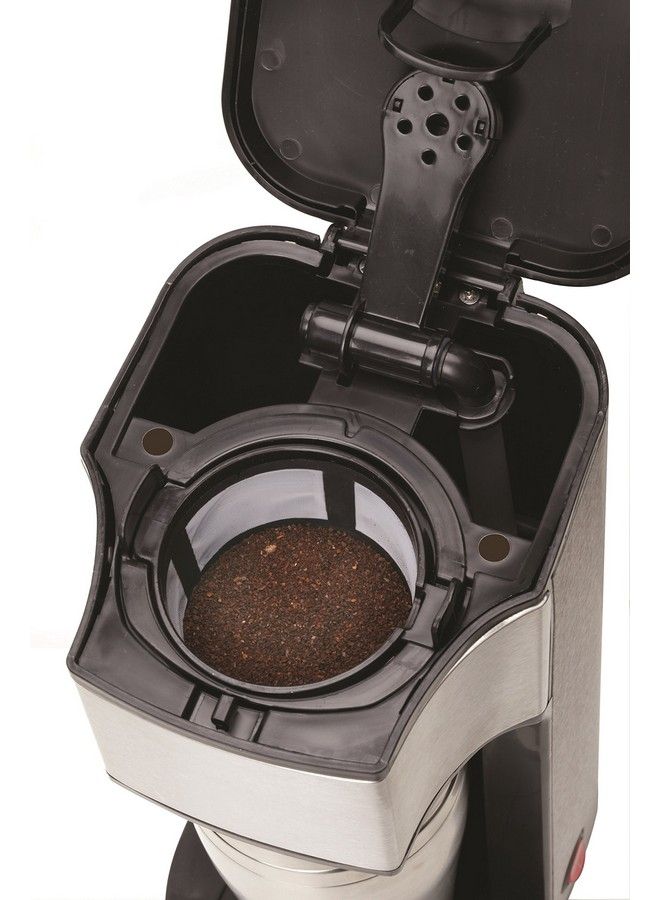 Capresso 425 صانعة القهوة الشخصية المحمولة فضي/أسود من الفولاذ المقاوم للصدأ سعة 16 أوقية - Image 5