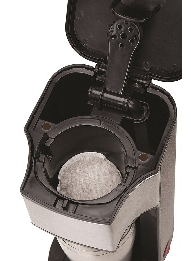 Capresso 425 صانعة القهوة الشخصية المحمولة فضي/أسود من الفولاذ المقاوم للصدأ سعة 16 أوقية - Image 4