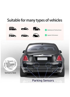 WINCA WINCA Car Parking Sensor 6 Sensors Auto Reverse Assistance Backup Radar Detector System Digital Display Double-sided tapes 12v power cable Control Box (Silver)  - Image 5