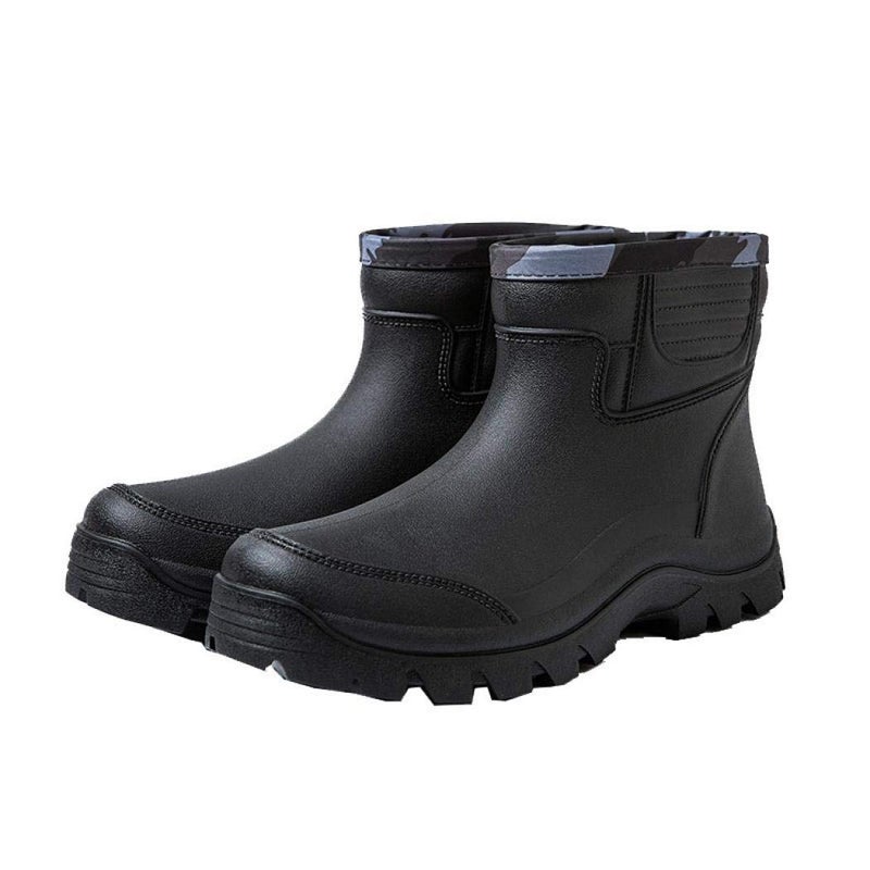 Gets Rain Boots for Mens Waterproof Light Rubber Ankle Boots for All Type of Weather - Image 1