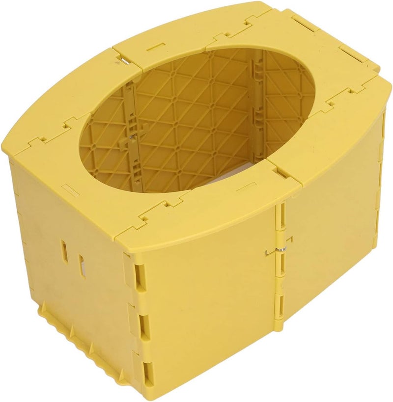 Foldable PP Toddler Potty with Easy Installation and Cleaning, Ideal for Travel and Training (Yellow) - Image 5
