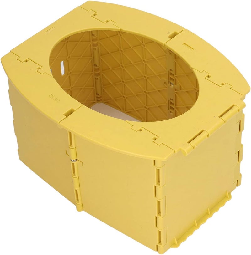 Foldable PP Toddler Potty with Easy Installation and Cleaning, Ideal for Travel and Training (Yellow) - Image 2