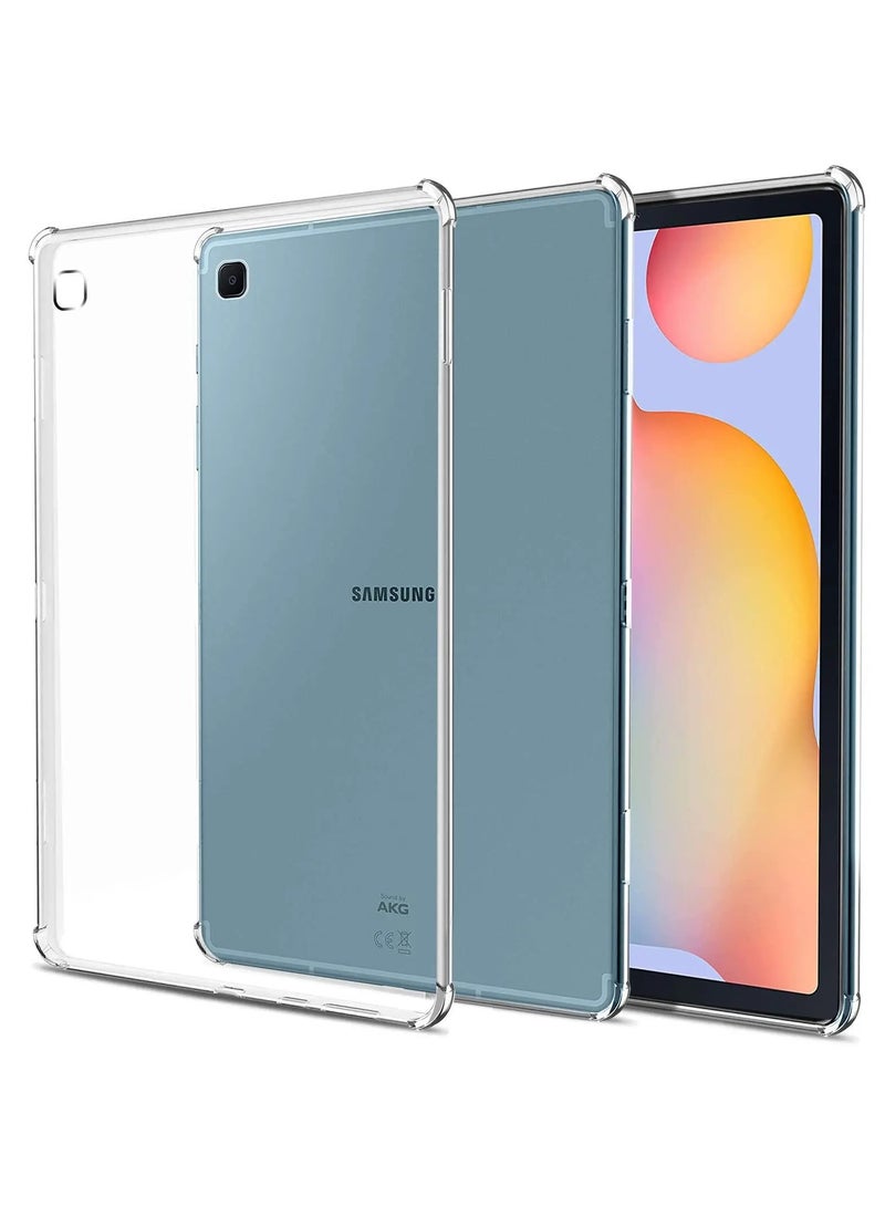 غطاء حماية شفاف فائق الوضوح من مادة TPU الناعمة مع زوايا معززة ومضاد للخدش لجهاز Samsung Galaxy Tab S6 Lite 10.4 2020 2022 SM-P610/P615 SM-P613/P619  - Image 1