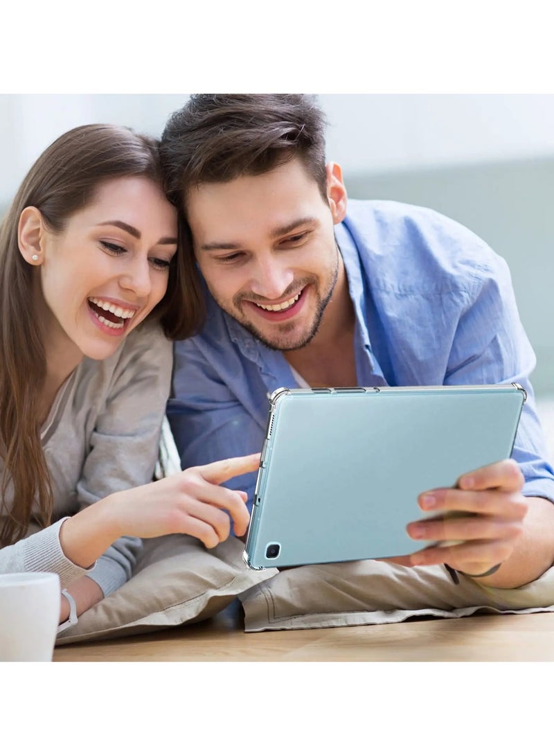 غطاء حماية شفاف فائق الوضوح من مادة TPU الناعمة مع زوايا معززة ومضاد للخدش لجهاز Samsung Galaxy Tab S6 Lite 10.4 2020 2022 SM-P610/P615 SM-P613/P619  - Image 5
