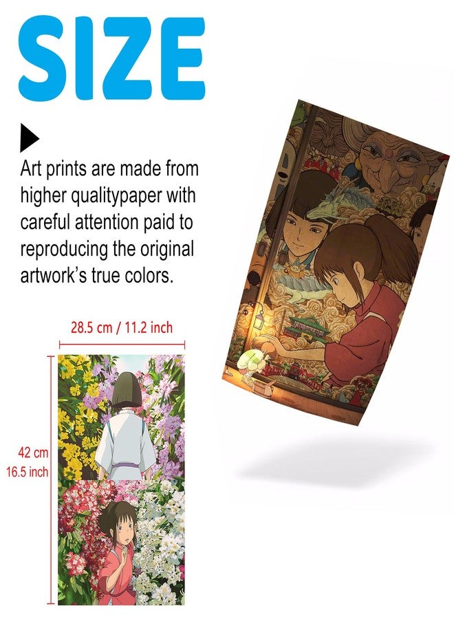 Pounchi Anime Posters (8 Pcs with Glue Dots) 11.2" x 16.5" Japanese Anime HD Printing Poster Unframed Version for Room Bedroom Club Wall Art Decor for Teens - Image 3